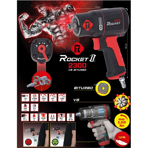 Tools rocket ii - 1/2",