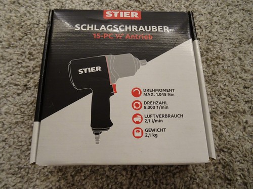 Stier 2 zoll druckluft - 15-pc, 1/2